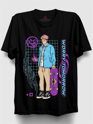 Xstyle Tshirt Unisex Worry Tomorrow Anime 1008